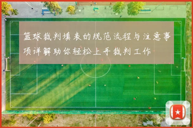 篮球裁判填表的规范流程与注意事项详解助你轻松上手裁判工作